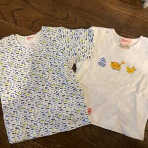 bundle of 2 Zutano baby t shirts 🐟🐥 6-12 month